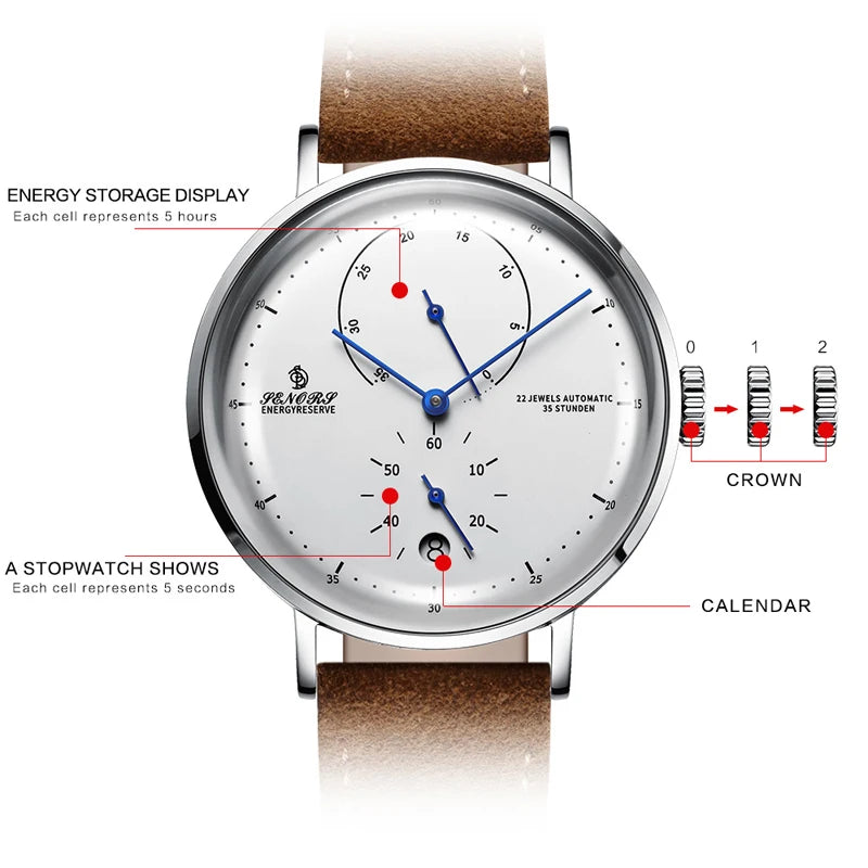 NEW Watch For Men Top Brand Luxury Sport Automatic Mechanical Mens Watches Military Style Waterproof Wristwatch Men Relogio