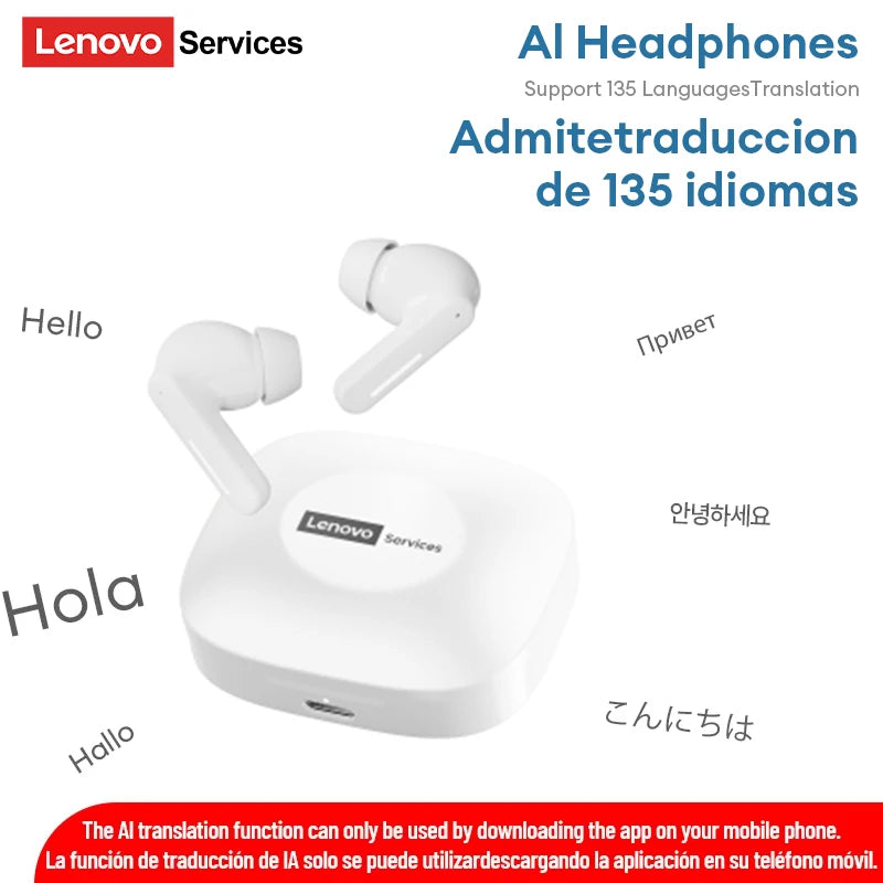 2026 Lenovo Original LE209 Wireless Earphones TWS Bluetooth 6.0 In Ear Earbuds Long Battery Life Earphones Mic Stereo ENC Noise
