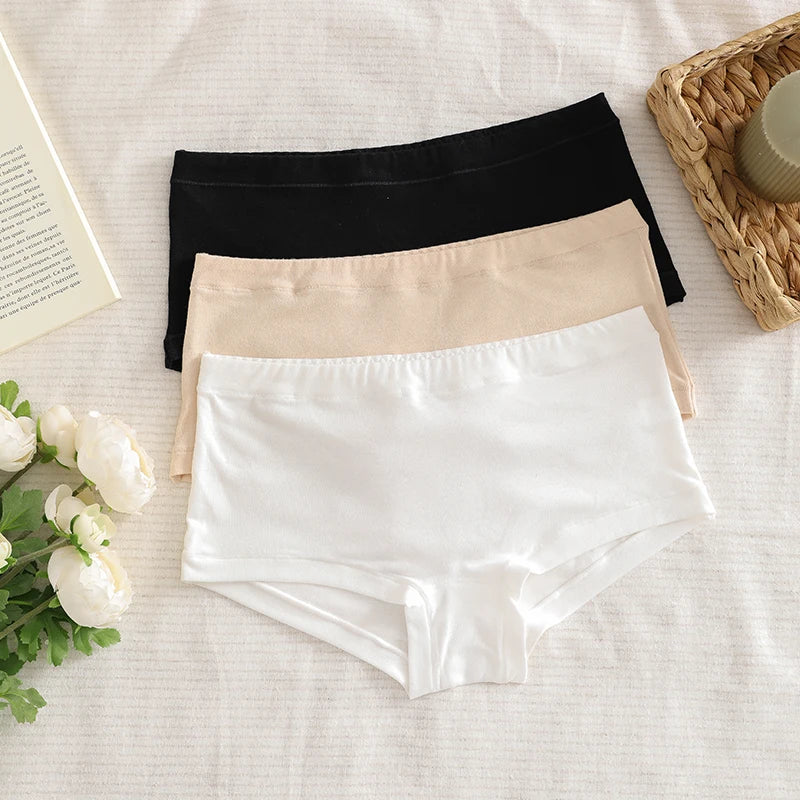 Ladies Love Me Print Comfortable Cotton Panties Young Girl Women Underwear Lace Cute Briefs