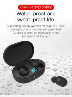 E6S Wireless Bluetooth Earphones TWS Bluetooth Headset Wireless Earbuds Noise Cancelling Earphones with Microphone Headphones Promise Mart