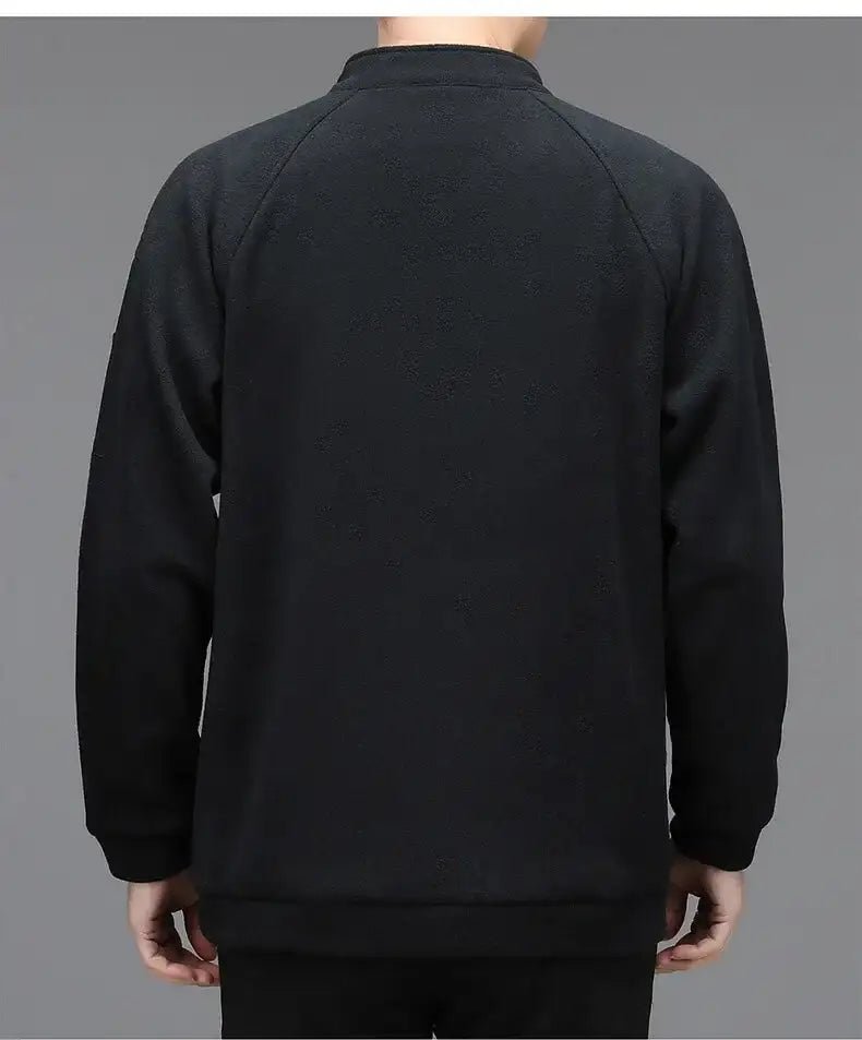 Men’s Long Sleeve Round Neck Sweatshirt – Loose Casual Sports Bottoming Top - Promise Mart