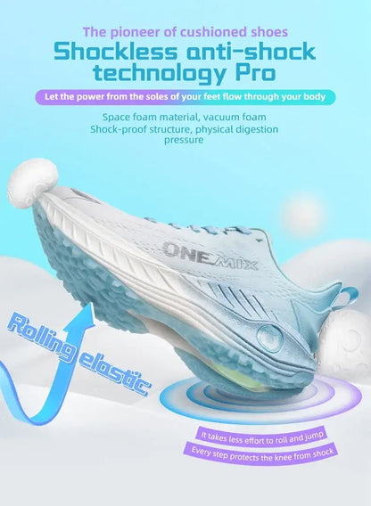 ONEMIX Casual Running Shoes Breathable Summer Jogging Shoes Men Lightweight Women Gym Shoes Outdoor Male Cushion Sports Shoes - Promise Mart
