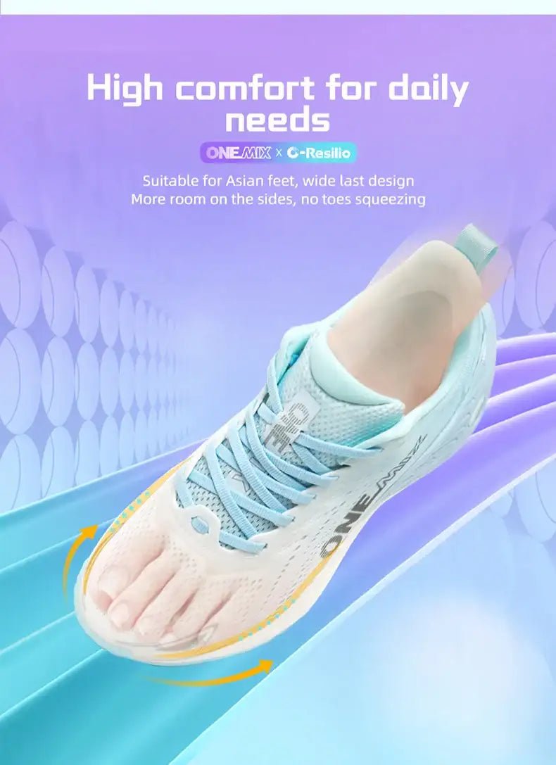 ONEMIX Casual Running Shoes Breathable Summer Jogging Shoes Men Lightweight Women Gym Shoes Outdoor Male Cushion Sports Shoes - Promise Mart