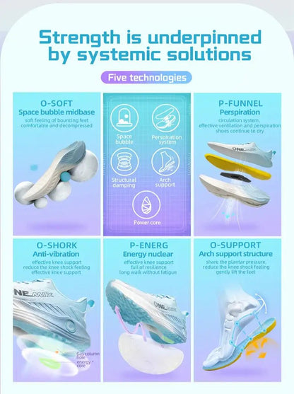 ONEMIX Casual Running Shoes Breathable Summer Jogging Shoes Men Lightweight Women Gym Shoes Outdoor Male Cushion Sports Shoes - Promise Mart